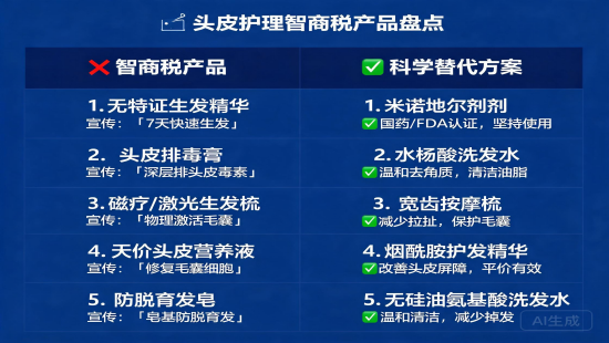 秋季头皮护理有哪些常见的智商税产品