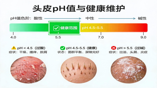 头皮酸性保护膜的科学认知