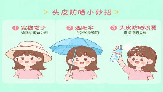 头皮也要防晒？紫外线对头皮的伤害